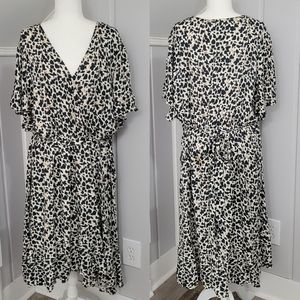 Fourteenth Place Animal Print Plus Size Dress 4X